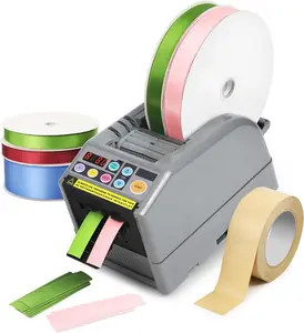 Ribbon  Machine, Advanced Automatic Electric Tape Dispenser, 999mm Max Cut Length, Manual & Auto Modes, for Business, Schools, Restaurants, Factories, Warehouses &  Use