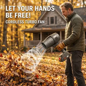Leaf Blower Cordless, Powerful Handheld Electric Blower with 1×48V Batteries, Lightweight Leaf Blower for Lawn Care, Patio, Leaves, Snow & Dust Removal (Leaf Blower Cordless)