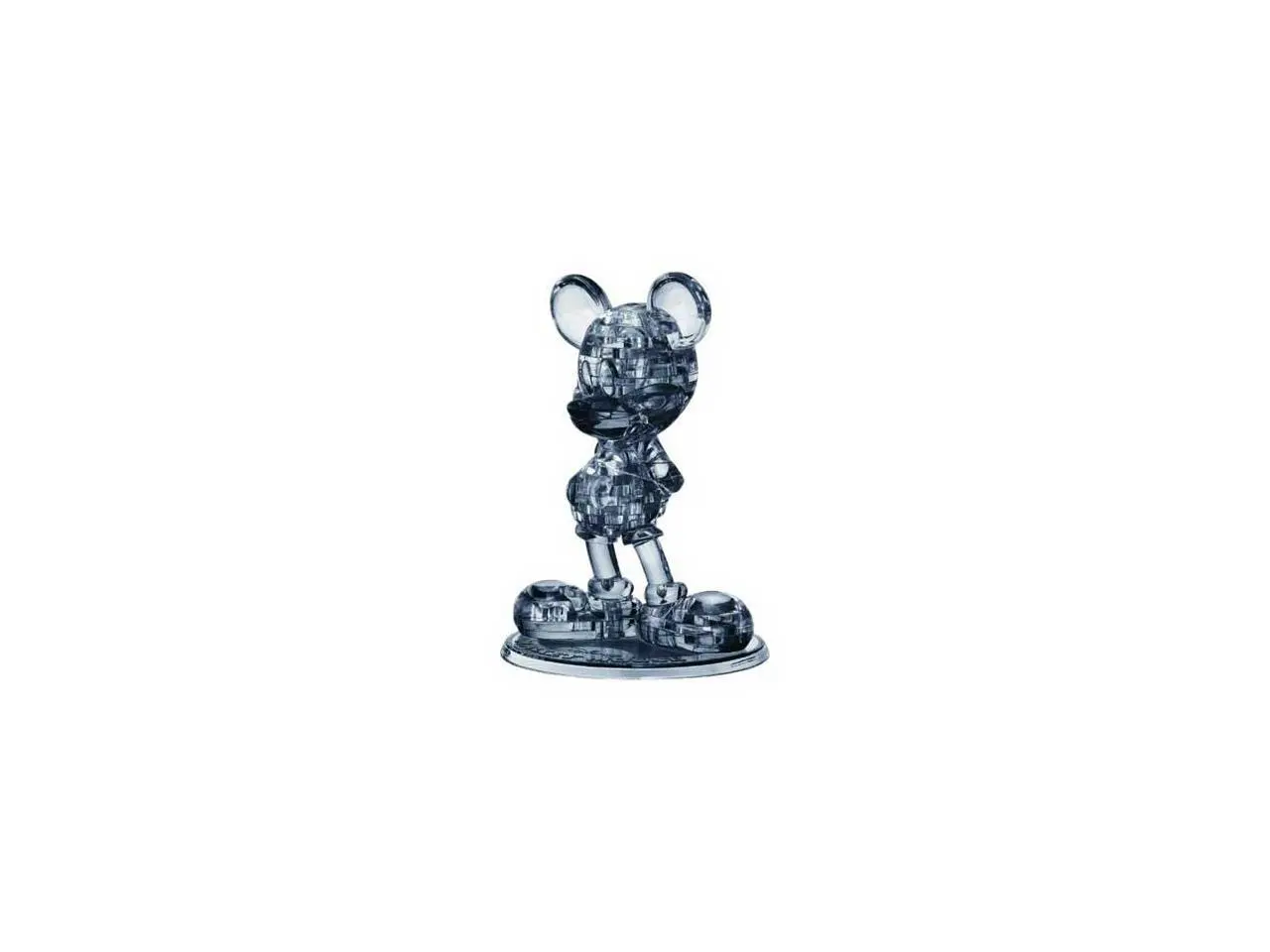 BEPUZZLED Disney Mickey Mouse Black 3D Crystal Puzzle