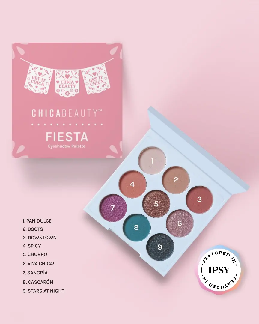 NEW! "FIESTA" Mini 9 Eyeshadows Palette! Clean Formula + Cruelty Free + Vegan