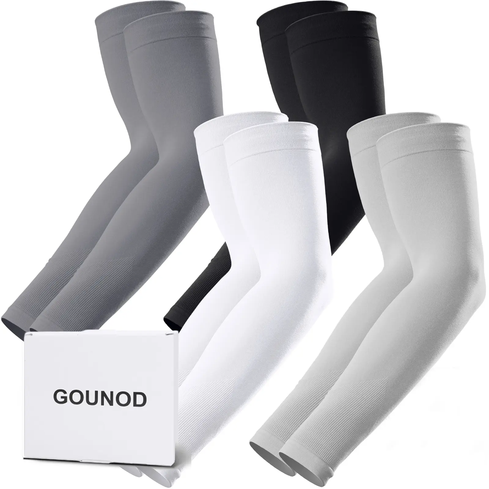 GOUNOD Sun Protection UV Arm Sleeves for Men Women Youth UPF 50+ Compression Cooling Football Sleeves FallFreshness Breast Cancer Awareness Month #Summervibes summerwins,summerwins,father'sdaygifts,campingessentials,campinggear