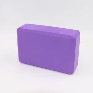 Standard Size Eva Yoga Block, High Density Non-Slip Texture Design, Ideal for Balance Support & Assisted Stretching Exercises