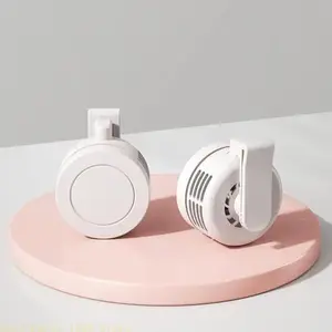 Portable rechargeable mini fan, silent bladeless electric fan, adjustable three-speed hanging waist fan, suitable for outdoor leisure and travel in summer（1 Piece）