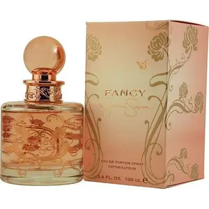 Jessica Simpson Fancy EDP Women's Fragrance, 3.3/3.4 oz Oriental Enchanting Amber Jasmine-Themed Sprayer Scent, Fresh Aroma, Pear & Apricot Notes, Vanilla Base, New Single Item in Retail Box, Amber Women's Fragrance, Fragrance Women's Fragrance