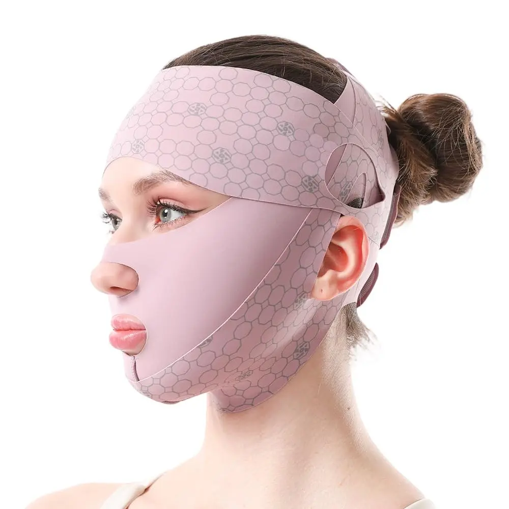 New Upgrade Facial Lifting Band, V-Shaped Face Shaping Mask, Full Face Tightening Support, Adjustable Slimming Lifting Strap, Lazy Person's Beauty Tool, At Home Facial, Skin Care Tools
