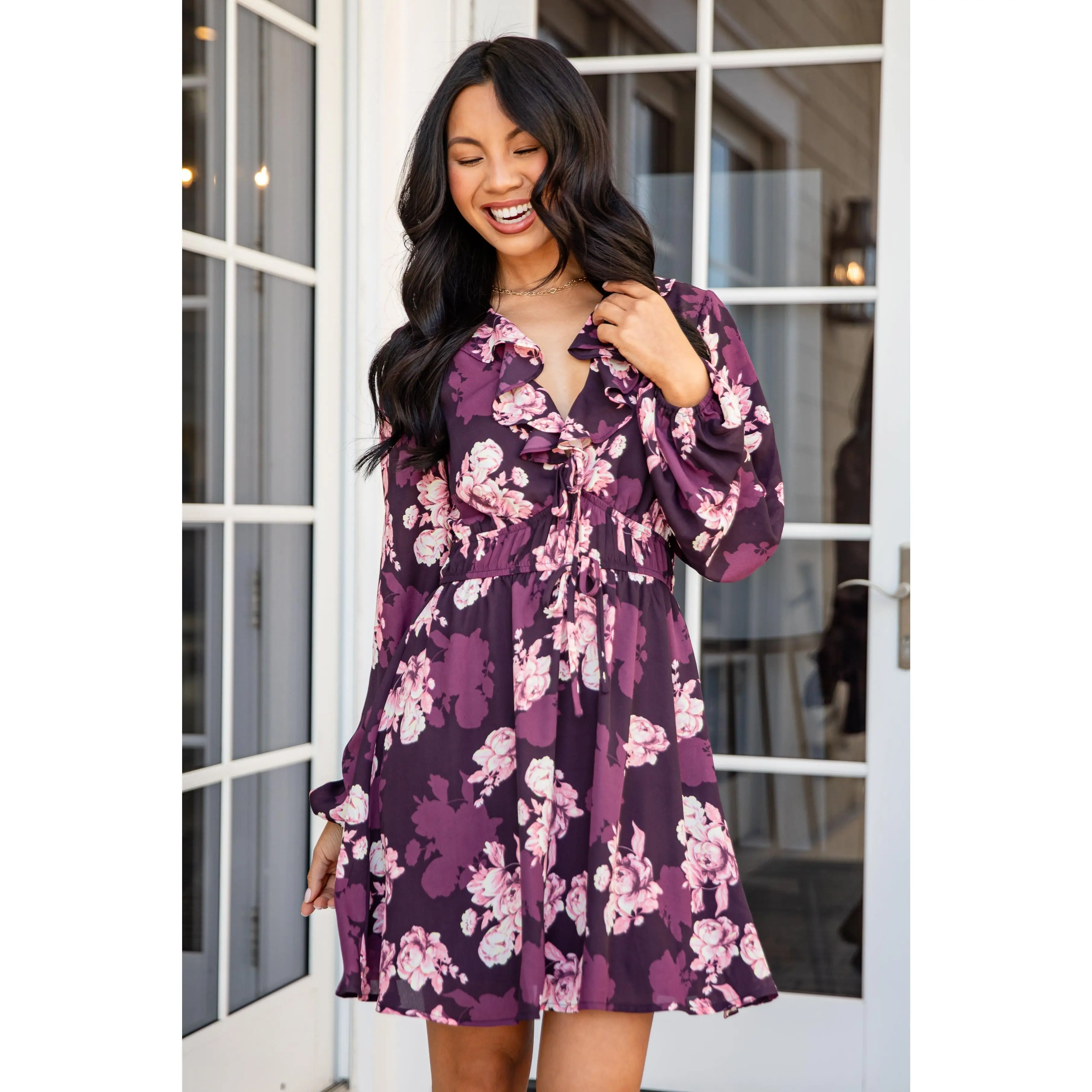 FINAL SALE - Simply Ready Purple Mini Dress - DU Deal