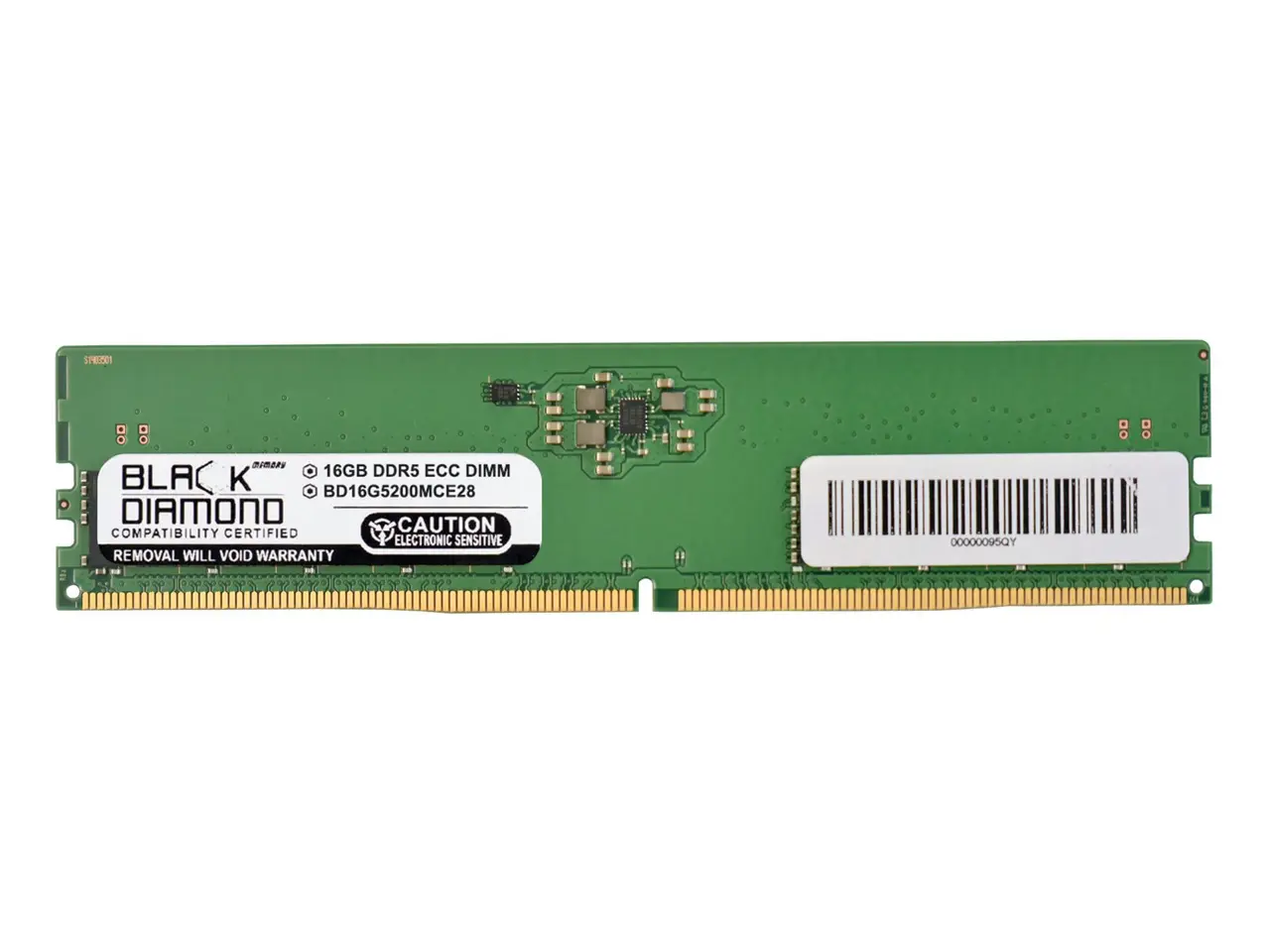Black Diamond 16GB (2Rx8) DDR5 5200 ECC Memory  BD16G5200MCE28