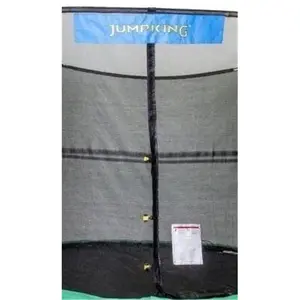 Jumpking NET14-SP6-5.5JK 14 ft. Replacement enclosure netting for trampoline with 6 short poles using springs