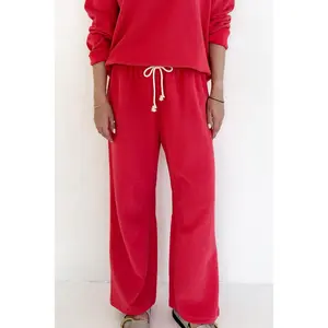 Sunkissed Rope Drawstring Pants in Papaya