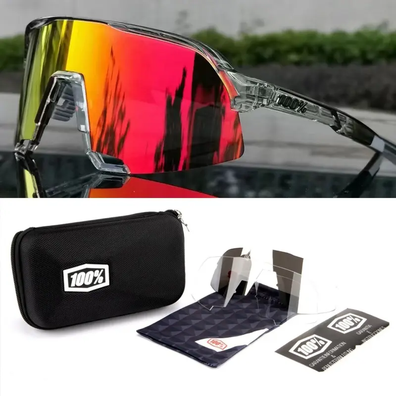 100% S3 Outdoor Cycling Glasses UV400 Polarized Men Women Lightweight Sports Sunglasses MTB Bike Goggles Running Shades For Fishing Driving Riding Racing