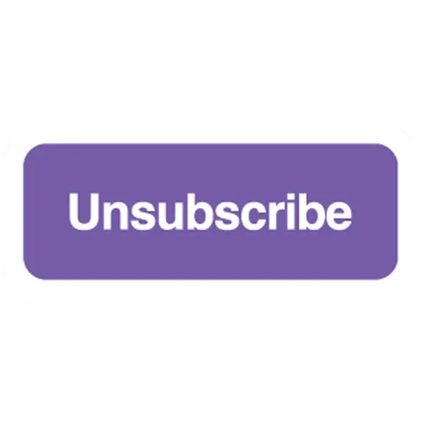 Unsubscribe Logo Sticker