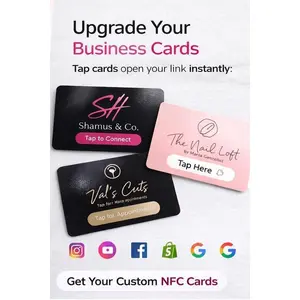 Custom NFC Business Cards | Tap-to-Share Smart Cards | Digital Contact Card