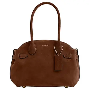 COACH Empire Carryall 21 Logo-Embellished Leather Tote for Women