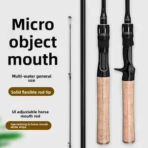 Micro Lure Rod UL/L Action for Small Fish Fishing Rod with Straight or Gun Handle Solid Flexible Tip Multi-water General Use Steel Cowboy Bull Cutter Knife spider