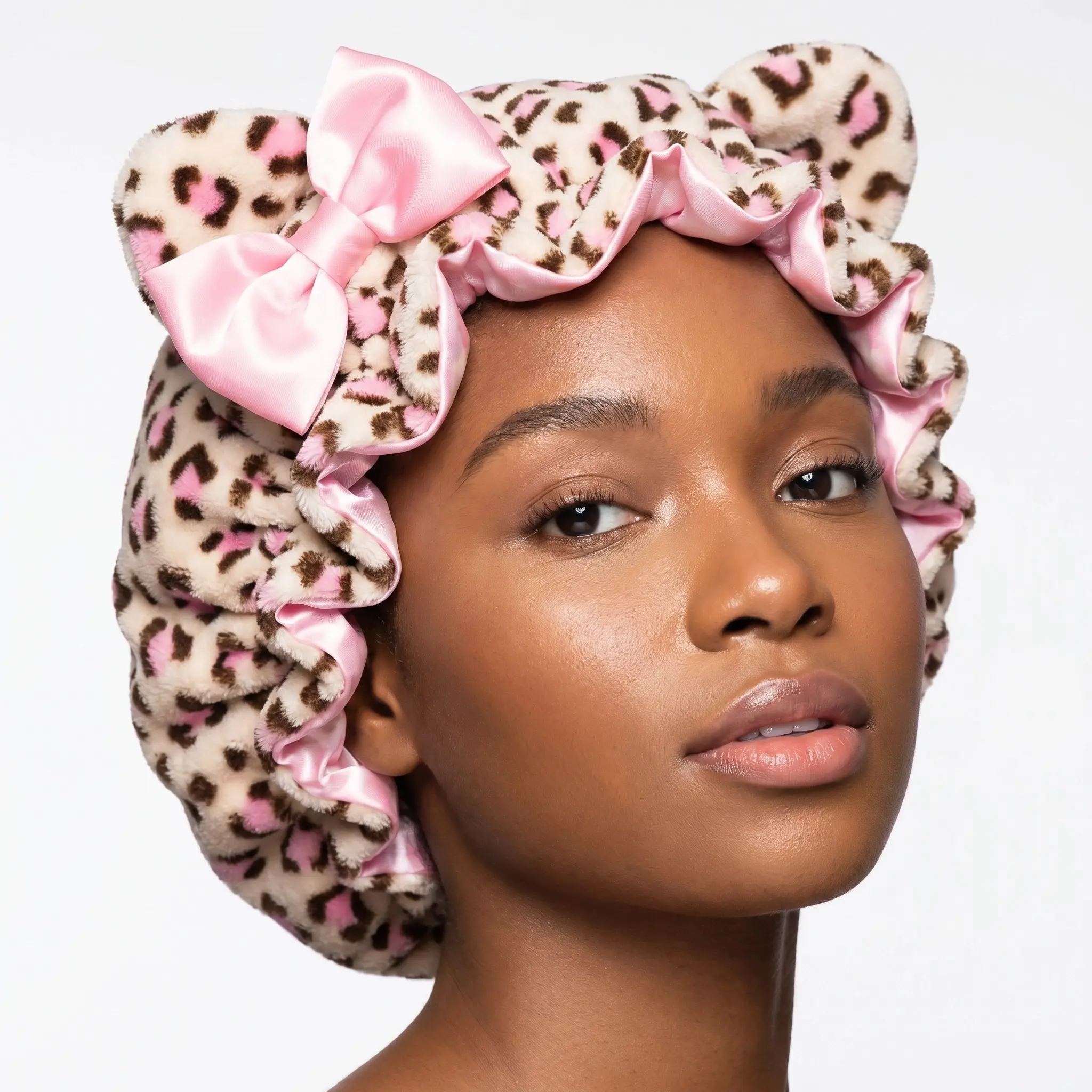 BYNK Plush Satin Bonnet – Strawberry Collection
