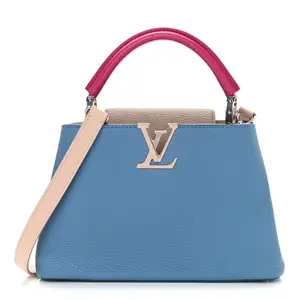 Pre-owned Louis Vuitton Leather Shoulder Bags Taurillon Capucines BB twins LDJ4404