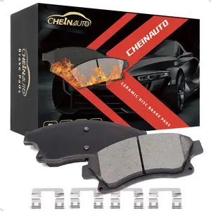 Garvee 4Pcs Premium Ceramic Front Disc Brake Pads Compatible with Tundra,Sequoia,4Runner,FJ Cruiser,Tacoma,Lexus