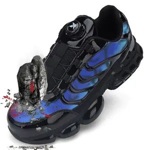 Steel Toe Shoes for Men Women - Indestructible Safety Lightweight Steel Toe Sneakers with Breathable Design and Slip Resistant Features