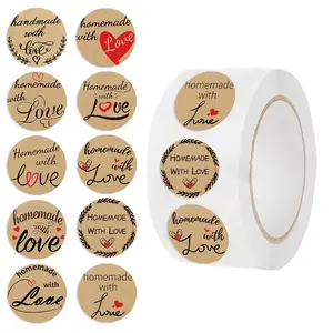 Love Letter Pattern Washi Tape (500pcs/roll), 10 Different Patterns Washi Tape, DIY Decorative Tape for Scrapbooking, Journaling, Gift Wrapping, Decorative Stickers