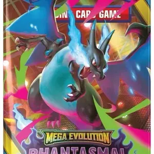 Pokemon: Mega Evolution Phantasmal Flames Booster Pack (Ripped Live or shipped sealed)