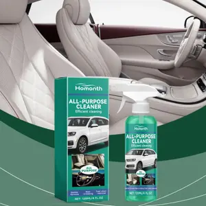 Car Interior Foam Cleaner Spray, Waterless Stain Removal & Refreshing Agent, Enhances Shine & Protects, Suitable for Cars Trucks Suvs Motorcycles, Car Cleaning Agent