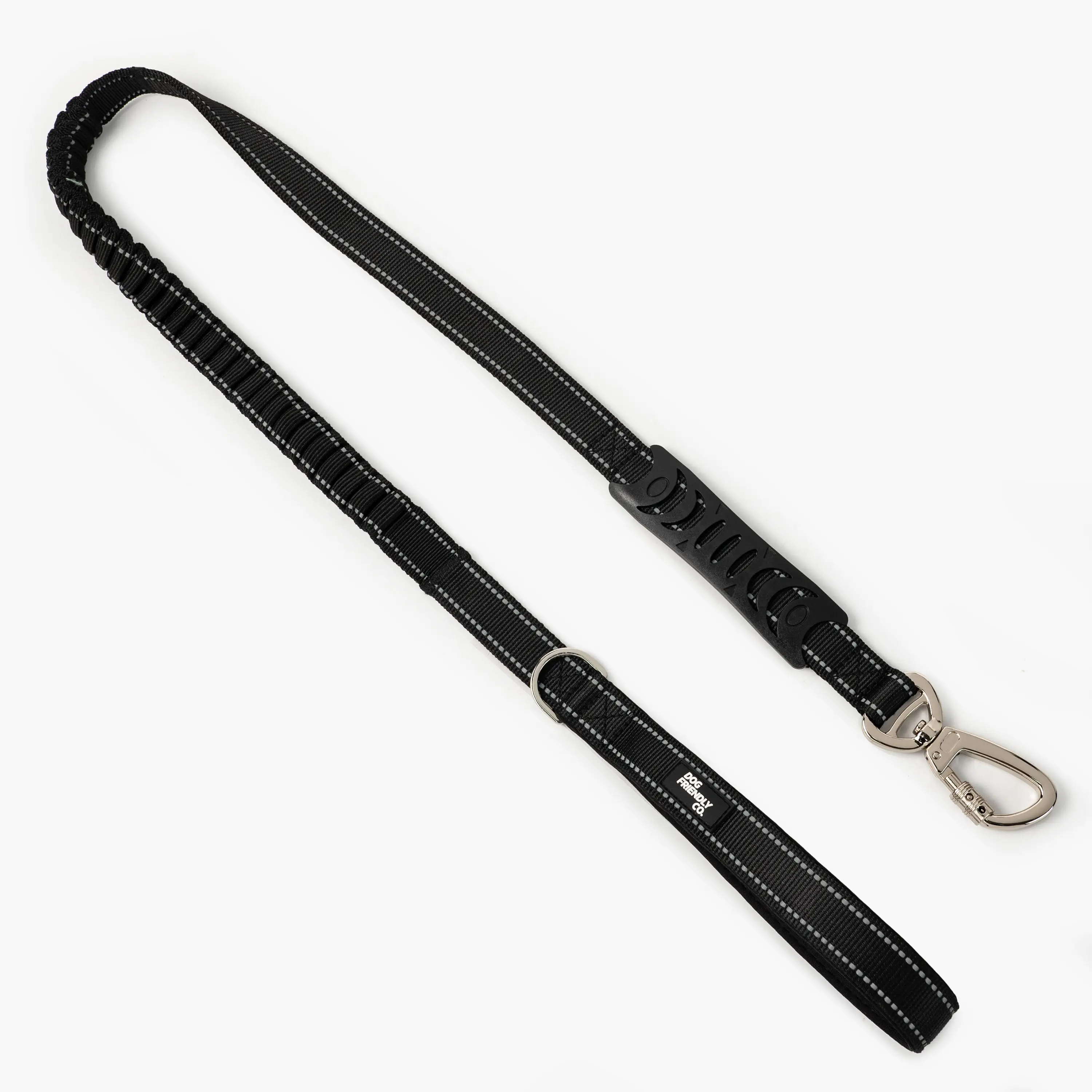 Dog Friendly Co. Bungee Dog Leash – Shock Absorbing, Reflective & Heavy Duty with Traffic Handle & Padded Grip Dog Leash Harnesses
