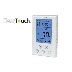 King Electric K302PE 120-208-240V Programmable Thermostat, White - 15A