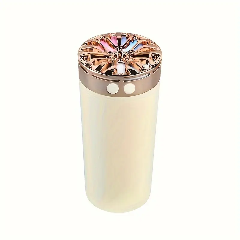 New Portable Car Humidifier Aroma Diffuser 10.14oz With Colorful Color-changing LED Night Light Can Add Essential Oils