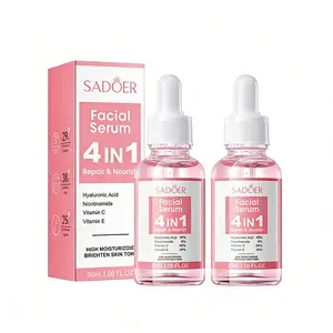 4-in-1 facial nourishing high-moisture essence, rich in vitamins C and E, moisturizing, hydrating, maintaining skin delicacy and hydration, suitable for daily skincare use Serums