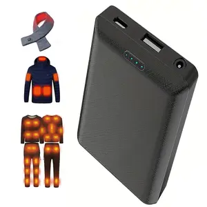 20000mAh Power Bank DC5V 3A Portable Charger External Battery Pack for Heating Vest Jacket Scarf Gloves Electric Heating Equipment