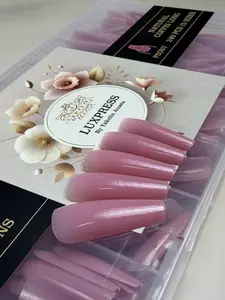 Yakelin Acosta Luxpress Press On Nails Full Cover False Nails Soft Gel Press On Nails 240 Units