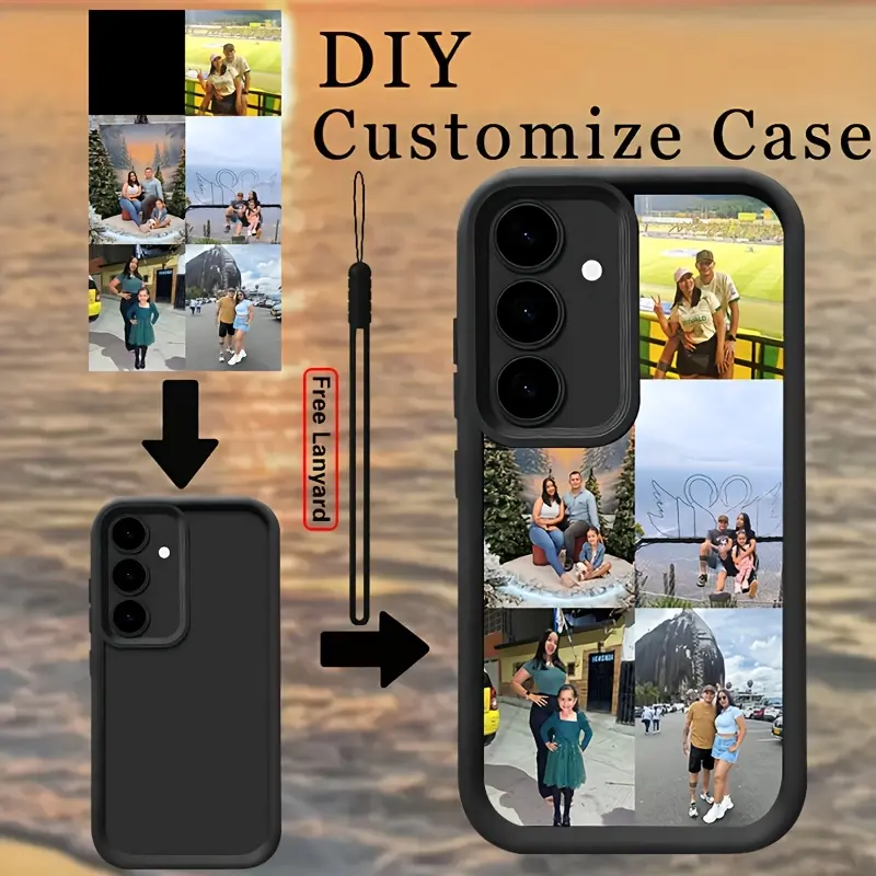 Custom DIY Soft Silicon Casing - Personalized Picture Protector for Samsung Galaxy S21, S21 FE, S22, S23, S24, S25, S26, A13, A14, A15, A16, A17, A33, A34, A35, A36, A52, A53, A54, Note Ultra, Plus, FE 5G Cellphones & Couple-Compatible Mobile Accessories