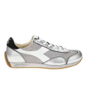 diadora Mens Equipe Stellar Sw Heritage Lace Up Sneakers Shoes Casual - Silver