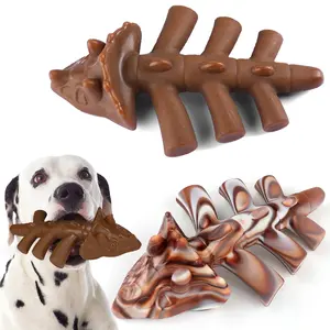 Durable Nylon Interactive Chew dog bones, Strong Bite Resistant Chewing Stick for dog toys dog toys for aggressive chewers