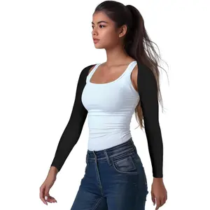 OutdoorEssentials Arm Sleeves for Women - Golf UV Shawl with Sleeves - Workout Shrug Bolero - Arm Tights for Sun Protection