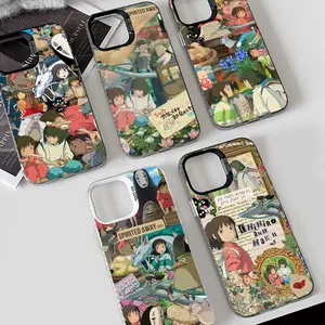 Anime Spirited Aaway Phone Case Phone Case IMD color silver shell For iPhone 17 17Air 16 15 14 13 12 11 Pro Max Plus Christmas gift