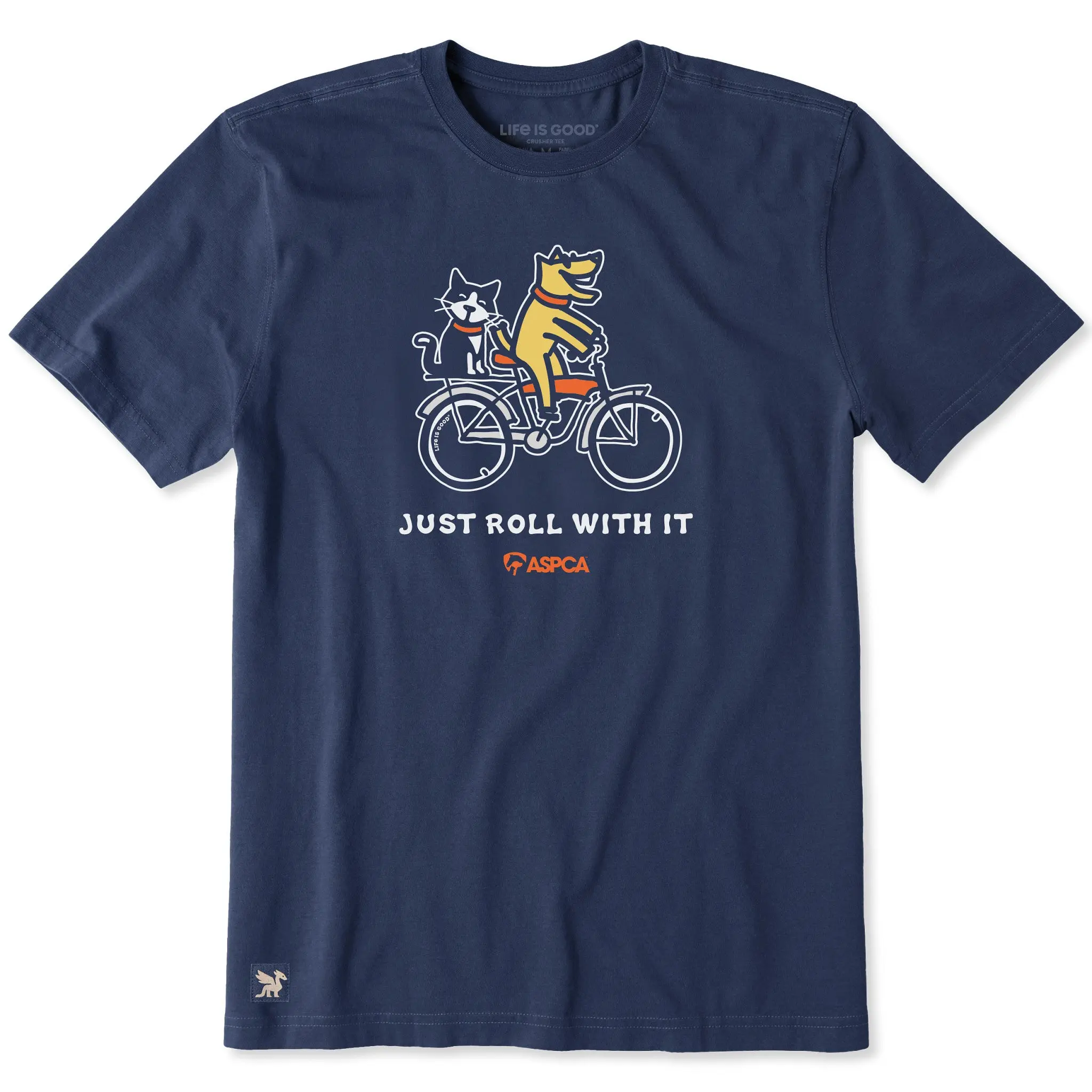 Men's LIG x ASPCA Rocket Al Bike Short Sleeve Crusher Tee
