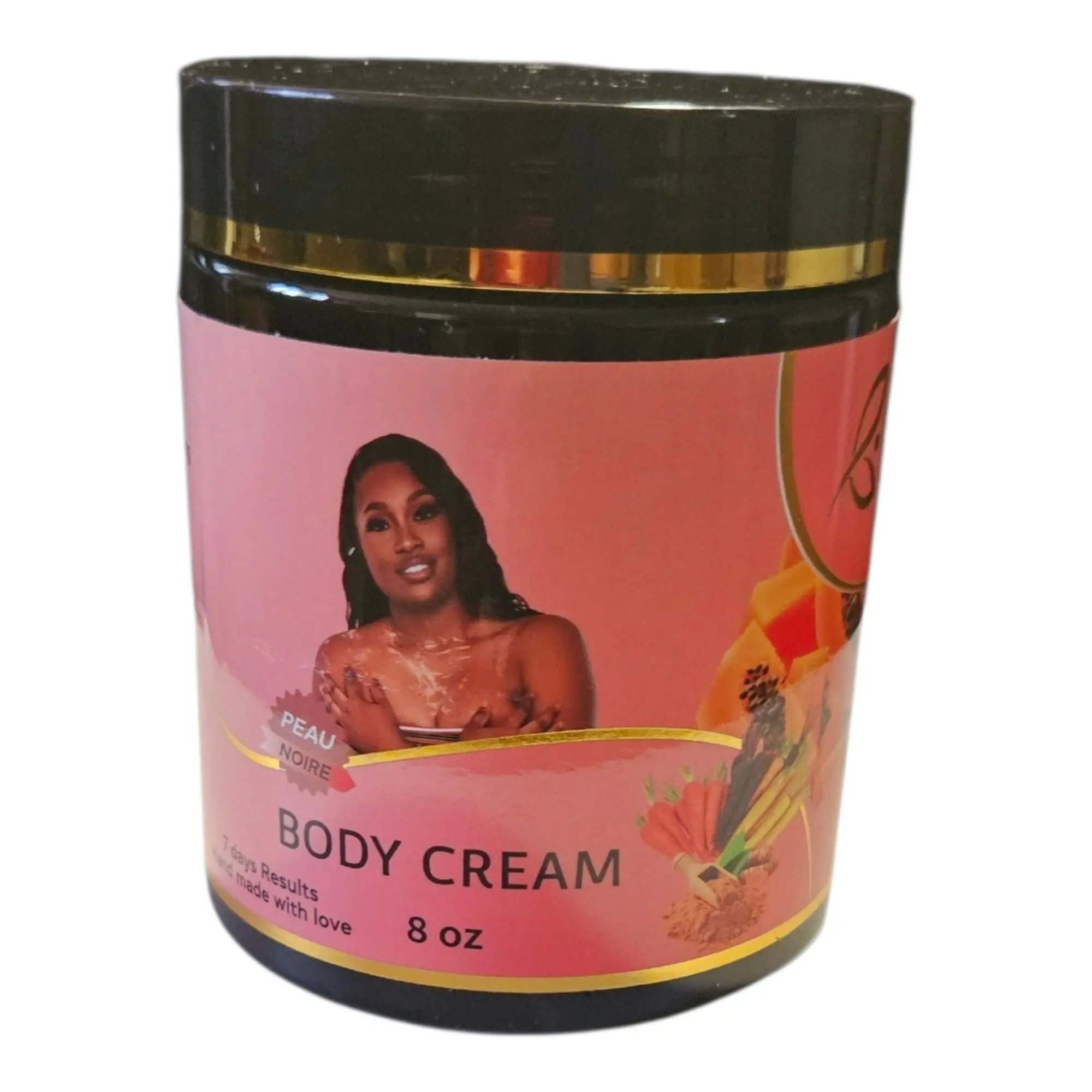 Byennwa 8 oz Body Cream - Byenblan Formula for Dark Skin, Visible Brightening Results in 7 Days