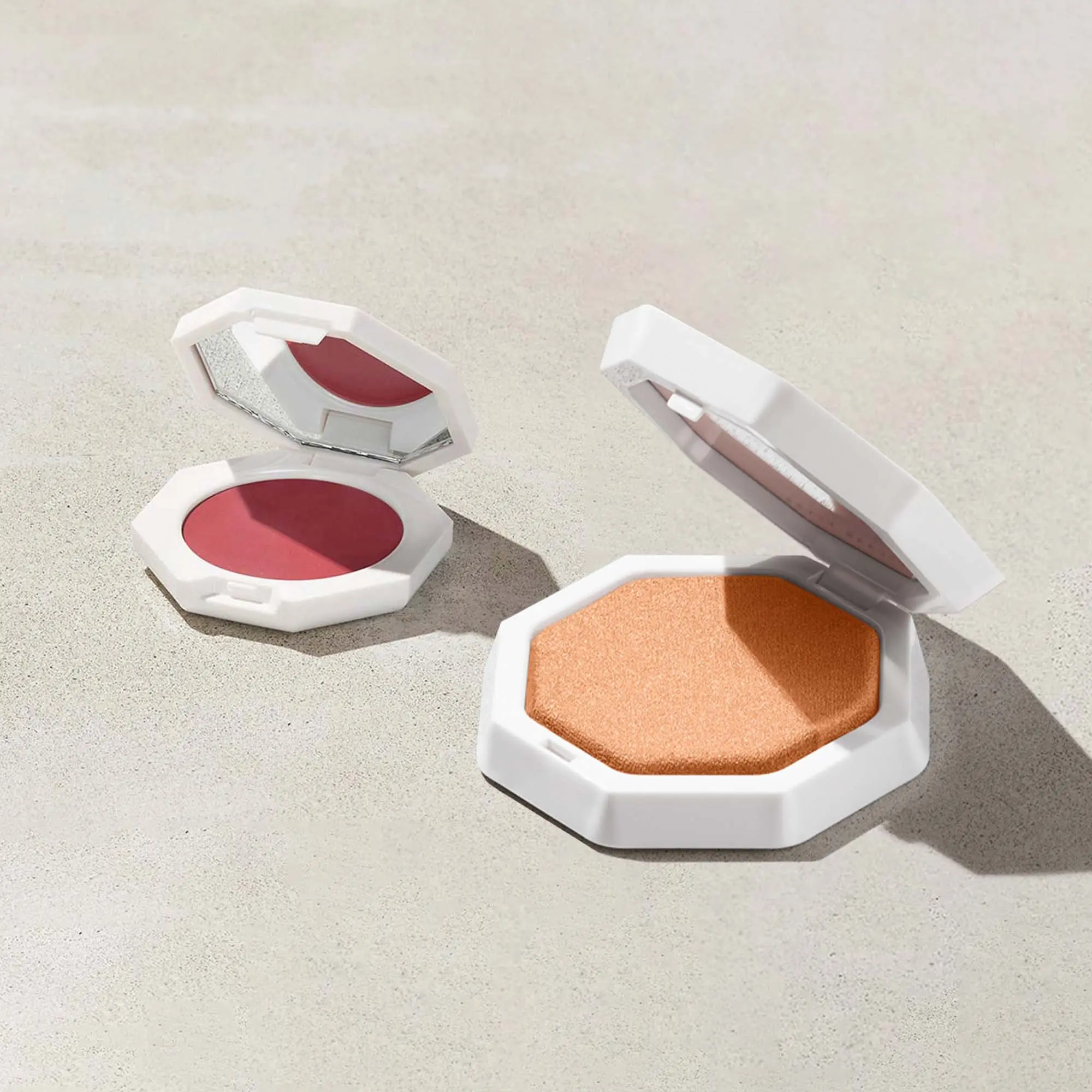 Fenty Beauty Cheeks Out Cream Blush + Demi’glow Shimmer Highlighter Makeup Duo Fenty Beauty Cheeks Out Cream Blush + Demi’glow Shimmer Highlighter Makeup Duo