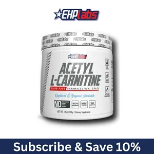 EHPlabs Acetyl L Carnitine Powder 100g  | New Year New Me |  - Supports Natural Energy Production, Naturally Flavored , Supports Healthcare - Carnitine, PCOS - Stack With OxyShred