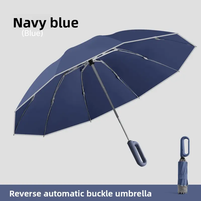 23inch Ring Buckle Umbrella --Navy Blue