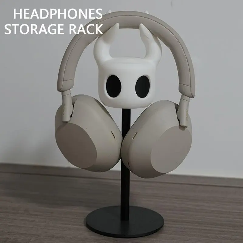 Ergonomic Headphone Stand for Gaming and Office, Space-Saving Compact Aluminum Desktop Holder, Headset Holder, Durable Multi-Functional Storage Rack for Over-Ear Headphones, Accessories