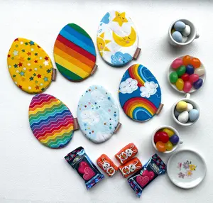 Reusable Fabric Easter Eggs Eco-Friendly