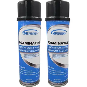 Foaminator, Concession &  Equipment Cleaner, Heavy Duty Popcorn Machine Cleaner, Super Cleaning  Solution for Grill, Stove and Oven Cleaner & Degreaser, 18 oz, Pack of 2