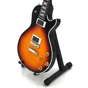 Miniature Sunburst SLASH Guitar with Free Display Stand Collectible GIFT