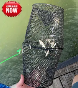 Fr.a.b.ill T.o.rpe.do Minnow Trap, Mesh, Black