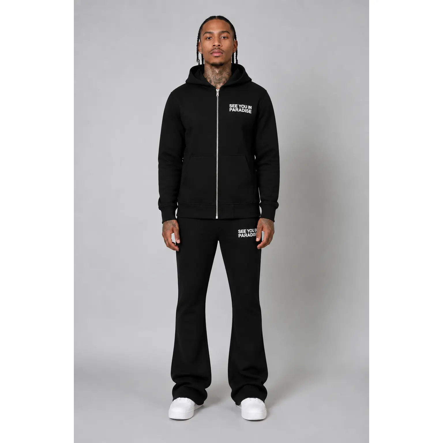 See You in Paradise French Terry Zip Hoodie & Stacks Jogging Suit