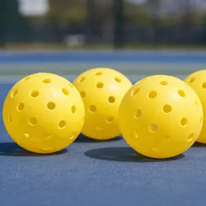 Best Pickleball Balls for Beginners – 40 Hole Outdoor Durable & Stable Flight