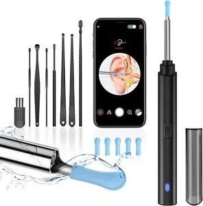 Smart Ear Wax Removal with Camera, Ear Inspection System Wireless Earwax Removal Tool with Camera for Smart Devices