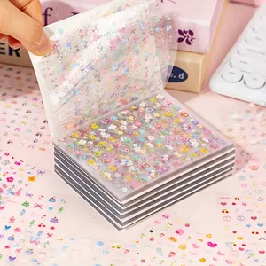 32pages Mini Sticker Book - Waterproof PET Material for Journaling, Nails & Scrapbooking